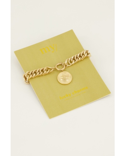 Schakelarmband munt