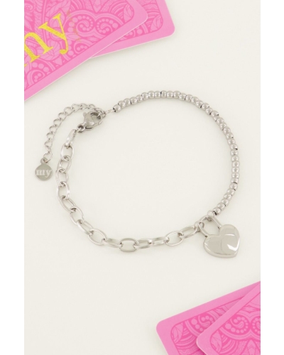 My Jewellery Armband hartjes slot