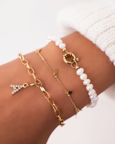 My Jewellery Armband klavertjes MJ044701200