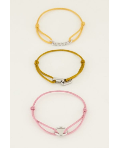 My Jewellery SPREAD THE LOVE SET GEEL ZILVER
