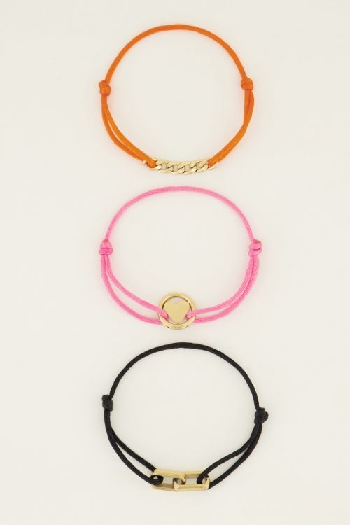 SPREAD THE LOVE SET ORANJE GOUD 