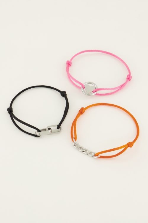 SPREAD THE LOVE SET ORANJE ZILVER