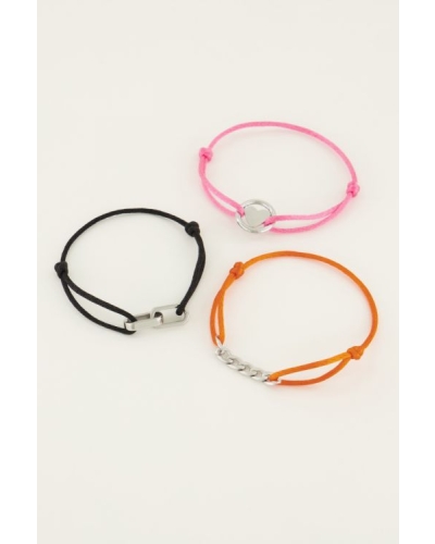 SPREAD THE LOVE SET ORANJE ZILVER