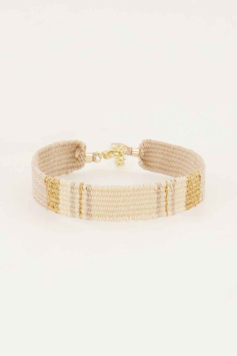 GOUDKLEURIG BOHEMIAN ARMBANDJE
