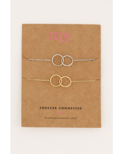 My Jewellery Forever Connected armbanden set van 2 MJ050031700