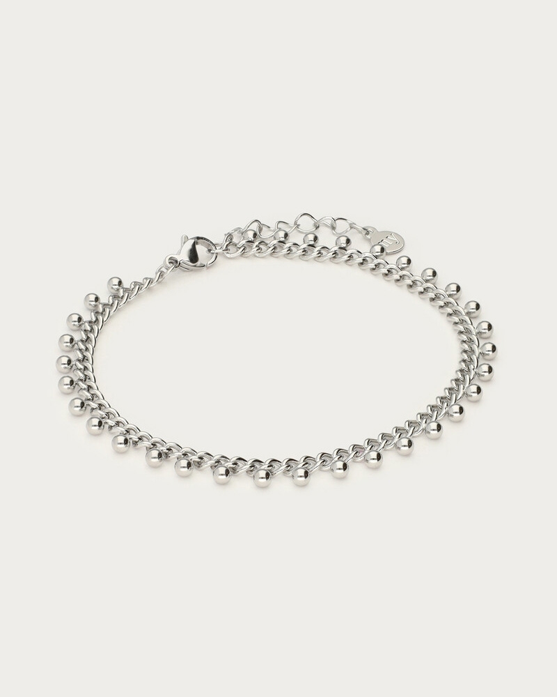 SCHAKELARMBAND MET BOLLETJES