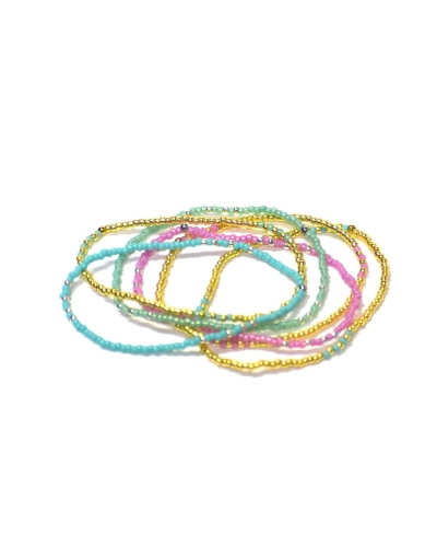 Gossip MIYUKI ARMBANDEN SET GOUD/ROZE