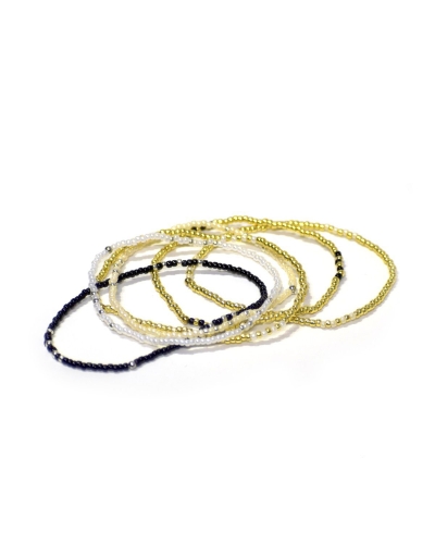 Gossip ARMBANDEN SET MET MIYUKI KRALEN ZWART