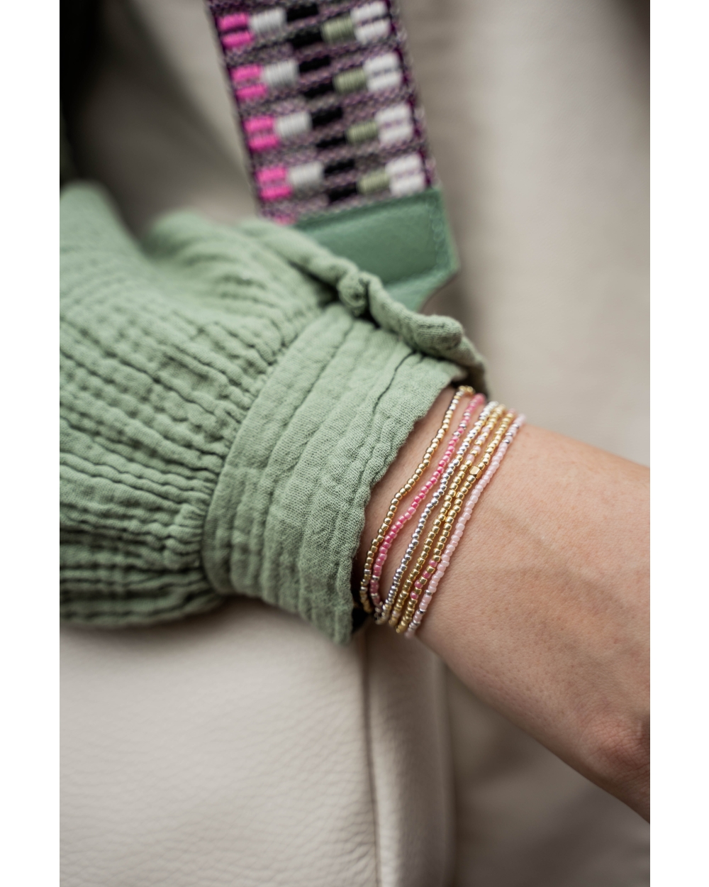Gossip MIYUKI ARMBANDEN SET Roze