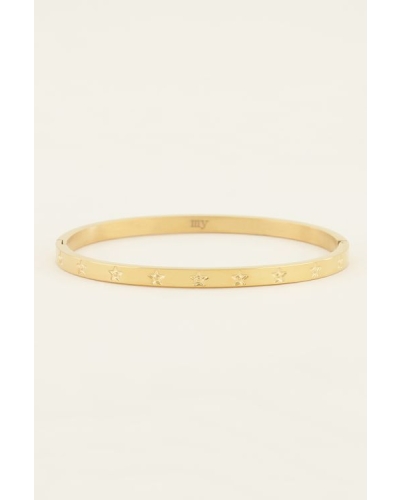 My Jewellery Bangle engraved stars MJ07609