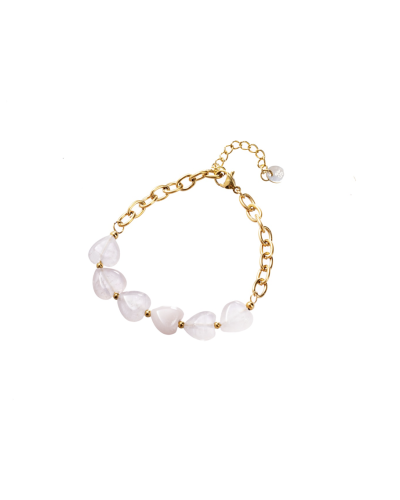 GO DUTCH LABEL ARMBAND MET PAARSE STENEN