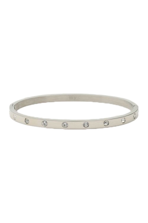 BANGLE MET STENEN ZILVER 