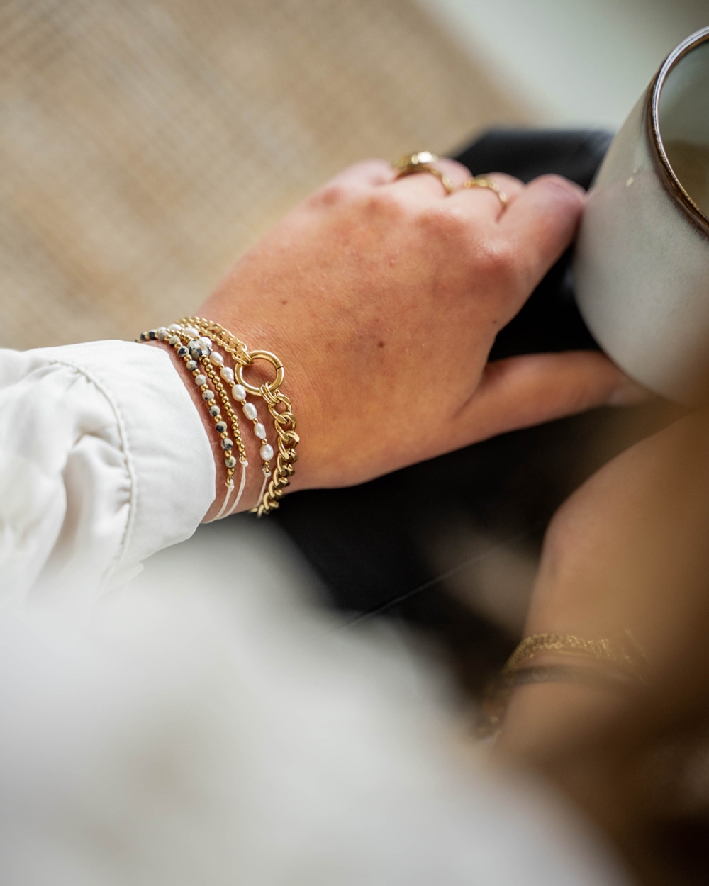 ARMBANDENSET WIT