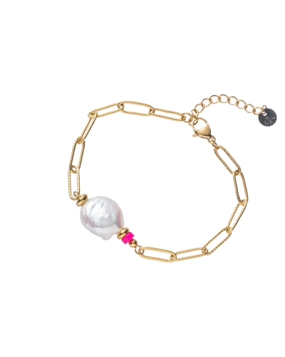SCHAKELARMBAND PAREL ROZE
