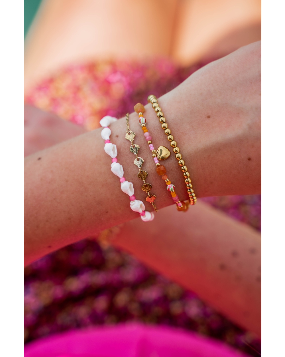 ZEESCHELP ARMBAND GOUD