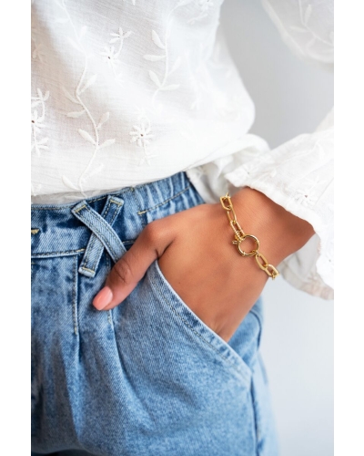 SCHAKELARMBAND GOUD