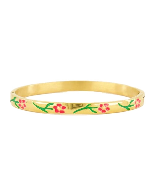 BANGLE FLOWERS RED