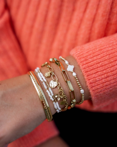 ARMBAND SCHAKEL EN BEDELS