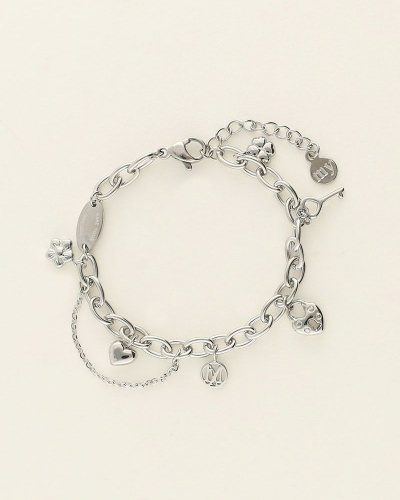 My Jewellery MINI LOVE LIFE ARMBAND MET BEDELTJES ZILVER