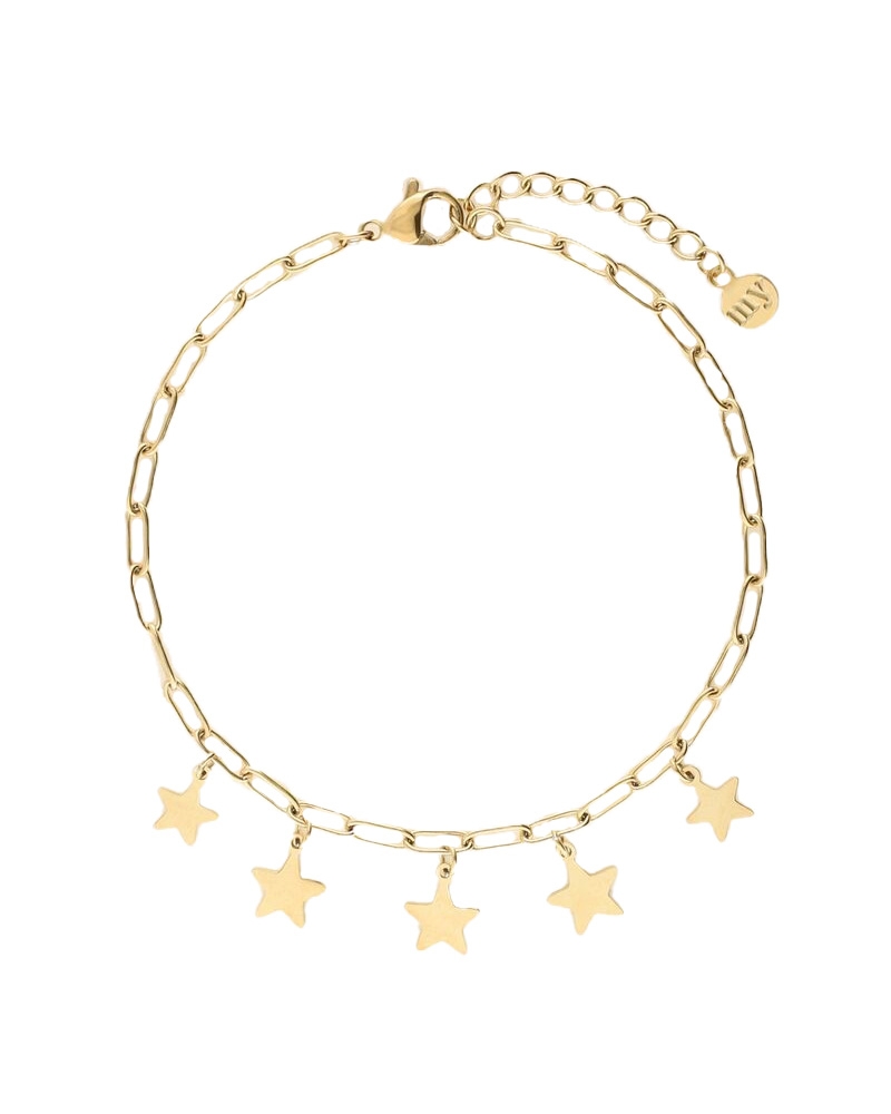 ARMBAND STERREN GOUD