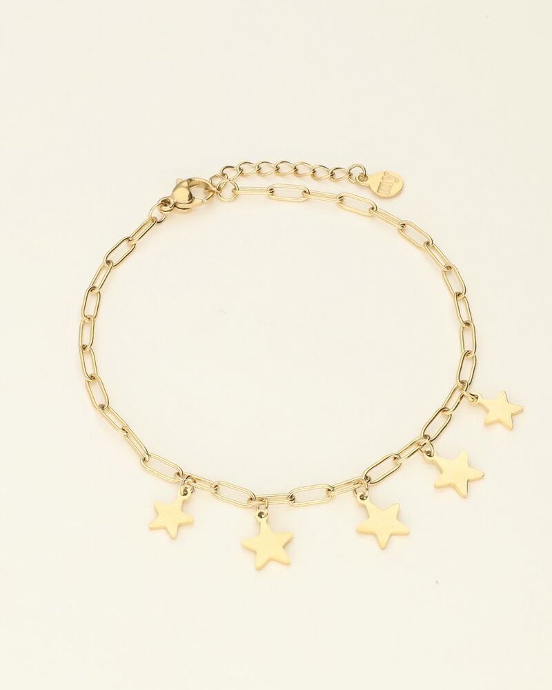 ARMBAND STERREN GOUD