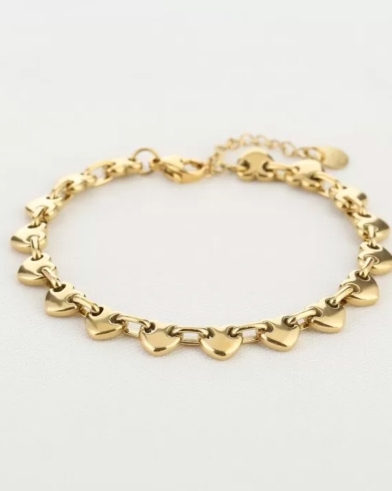 ARMBAND HARTJES GOUD