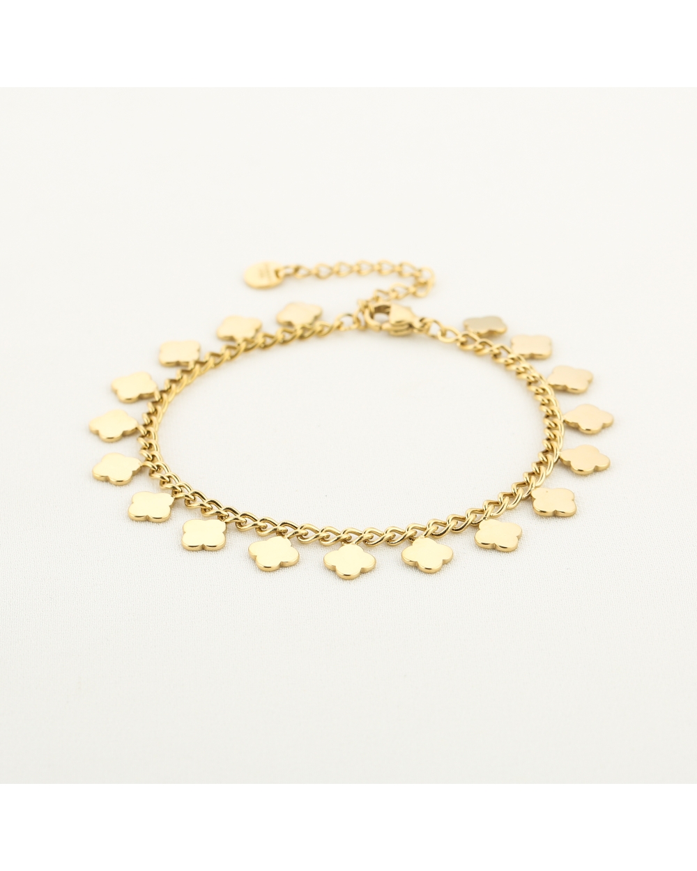KLAVERTJES ARMBAND GOUD