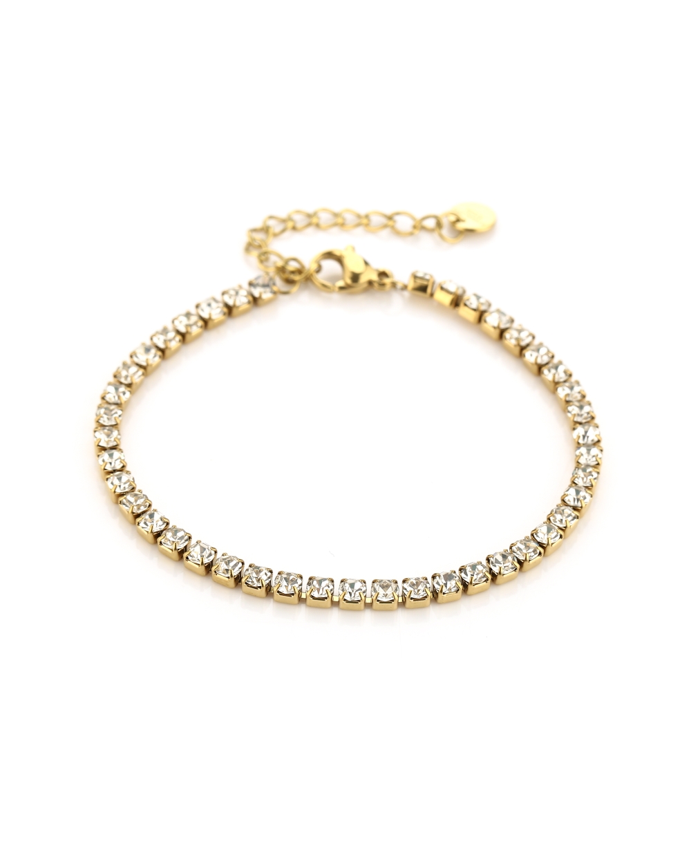 ARMBAND MET STRASS GOUD