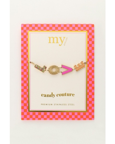 ARMBAND LOVE ROZE