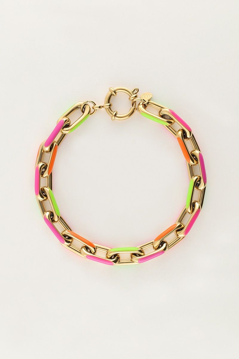 SCHAKELARMBAND MULTIKLEUR