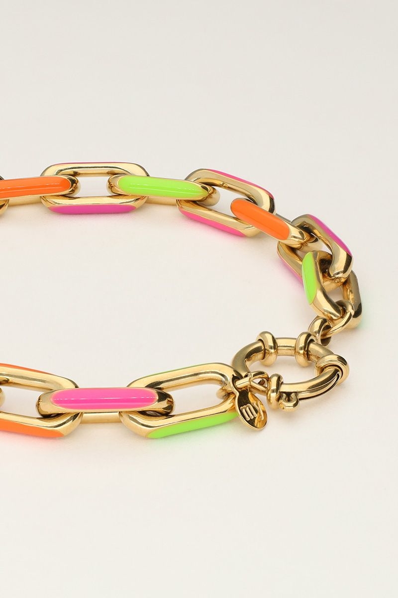 SCHAKELARMBAND MULTIKLEUR