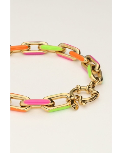 SCHAKELARMBAND MULTIKLEUR