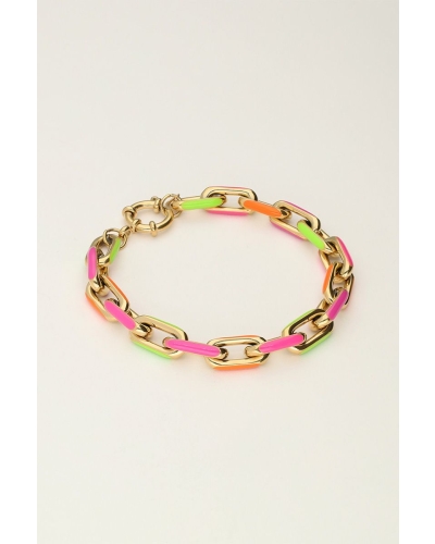 SCHAKELARMBAND MULTIKLEUR