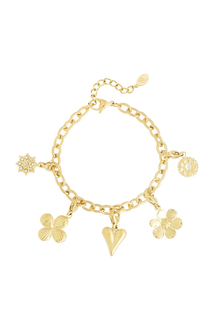 BEDELARMBAND CHARMING DAILY GOUD