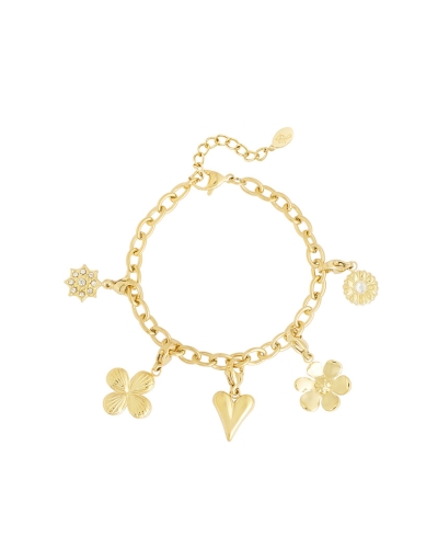 Gossip BEDELARMBAND CHARMING DAILY GOUD
