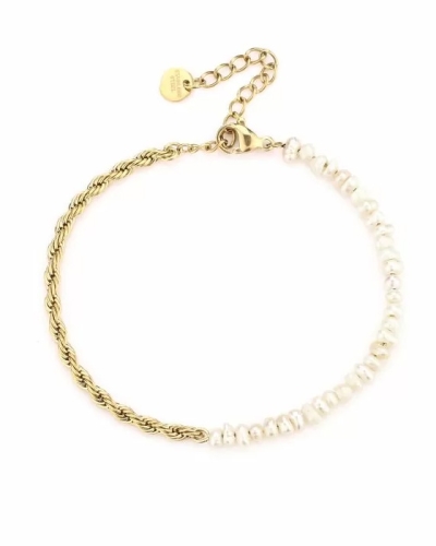 Gossip ARMBAND PARELS GOUD