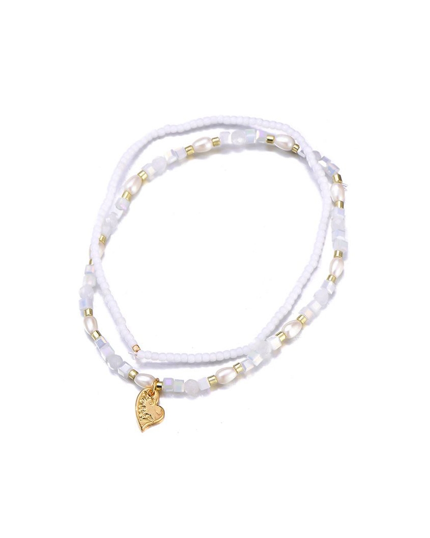 ARMBANDEN SET WIT/GOUD