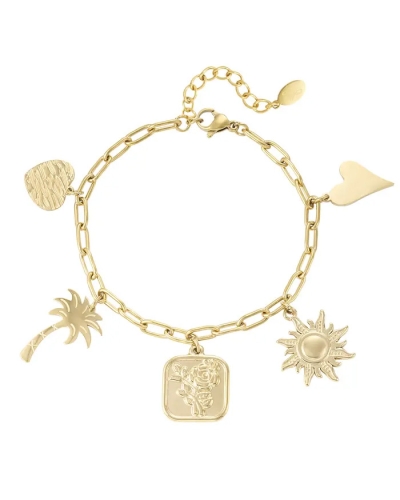 Gossip BEDELARMBAND RETRO GOUD
