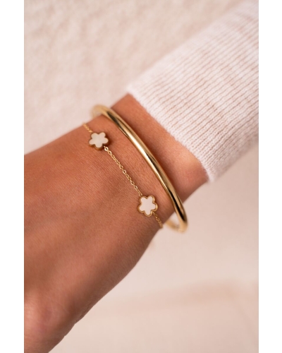 My Jewellery Bracelet 3 flowers pearl MJ10058