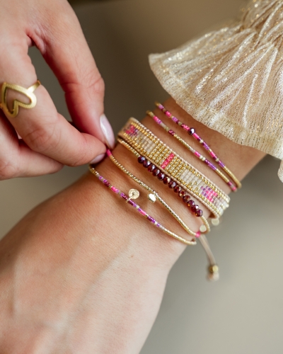 BELLE MAIS PAS QUE ARMBAND NESS PINK SAND BEACH
