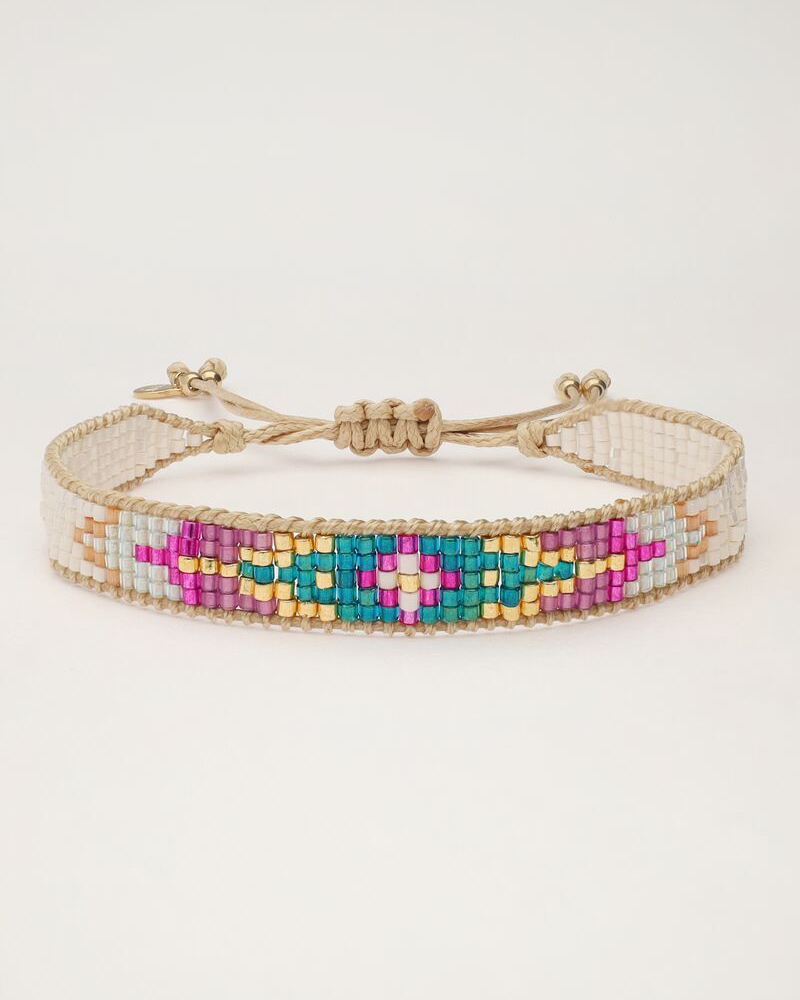 ART GROENE ARMBAND MIYUKI GOUD
