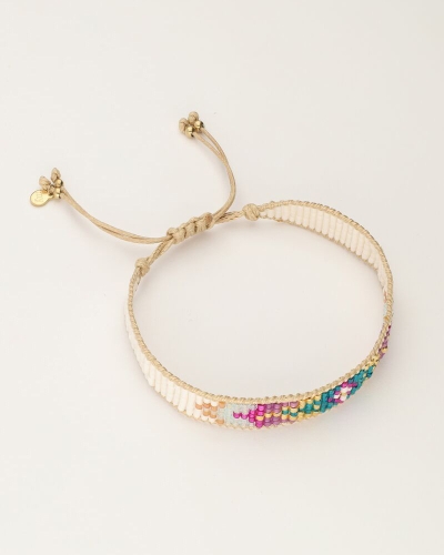 ART GROENE ARMBAND MIYUKI GOUD