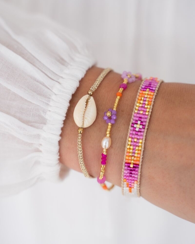 My Jewellery ART ROZE ARMBAND MIYUKI GOUD