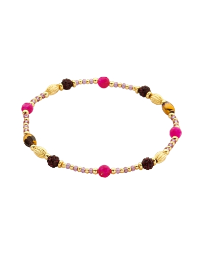 ARMBAND KRAALTJES ROZE 