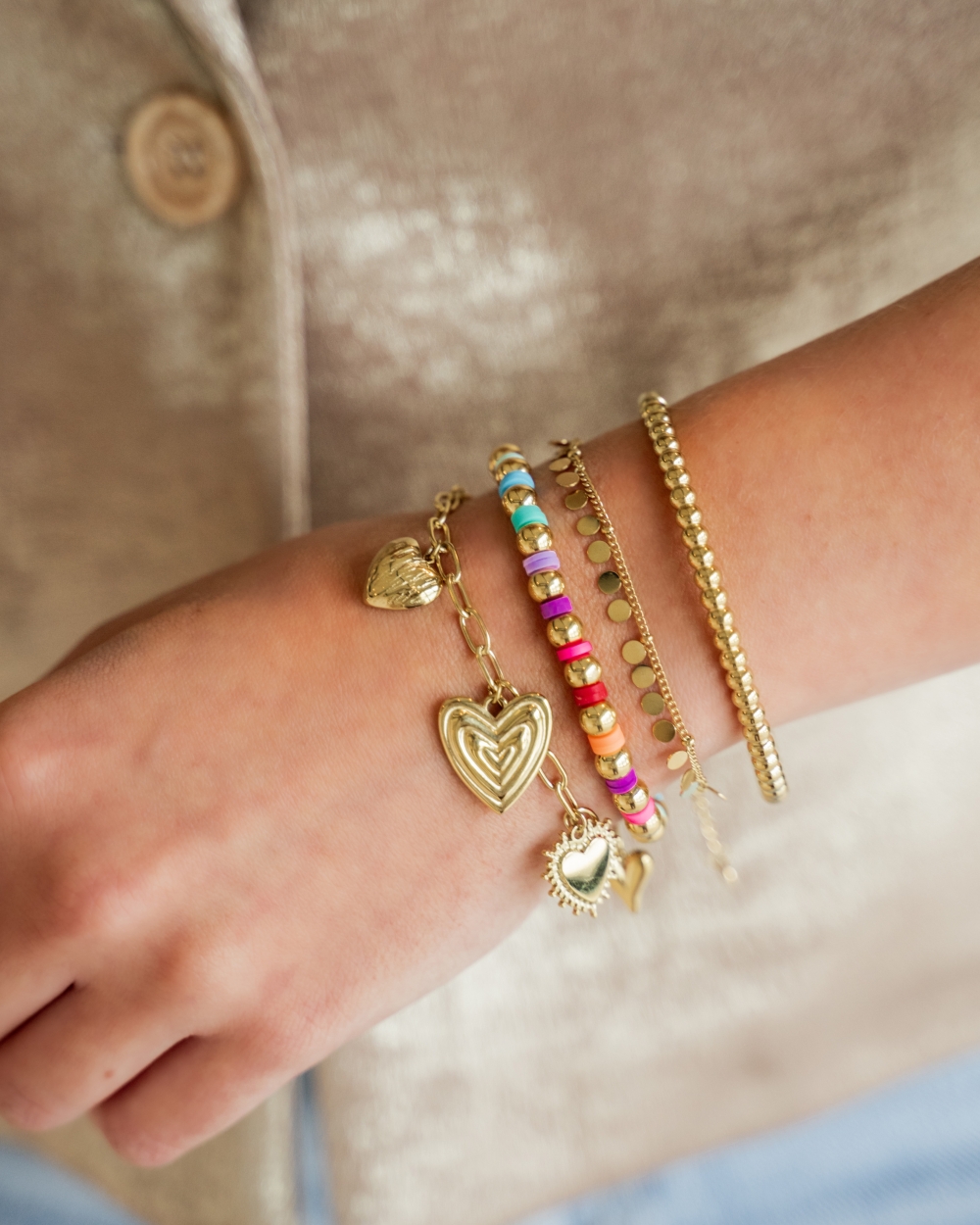 BEDEL ARMBAND FLOWER LOVE