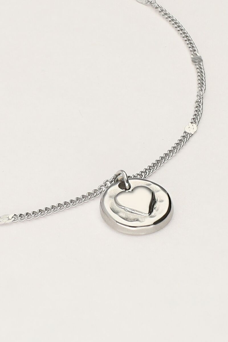 ARMBAND UNCONDITIONAL LOVE ZILVER