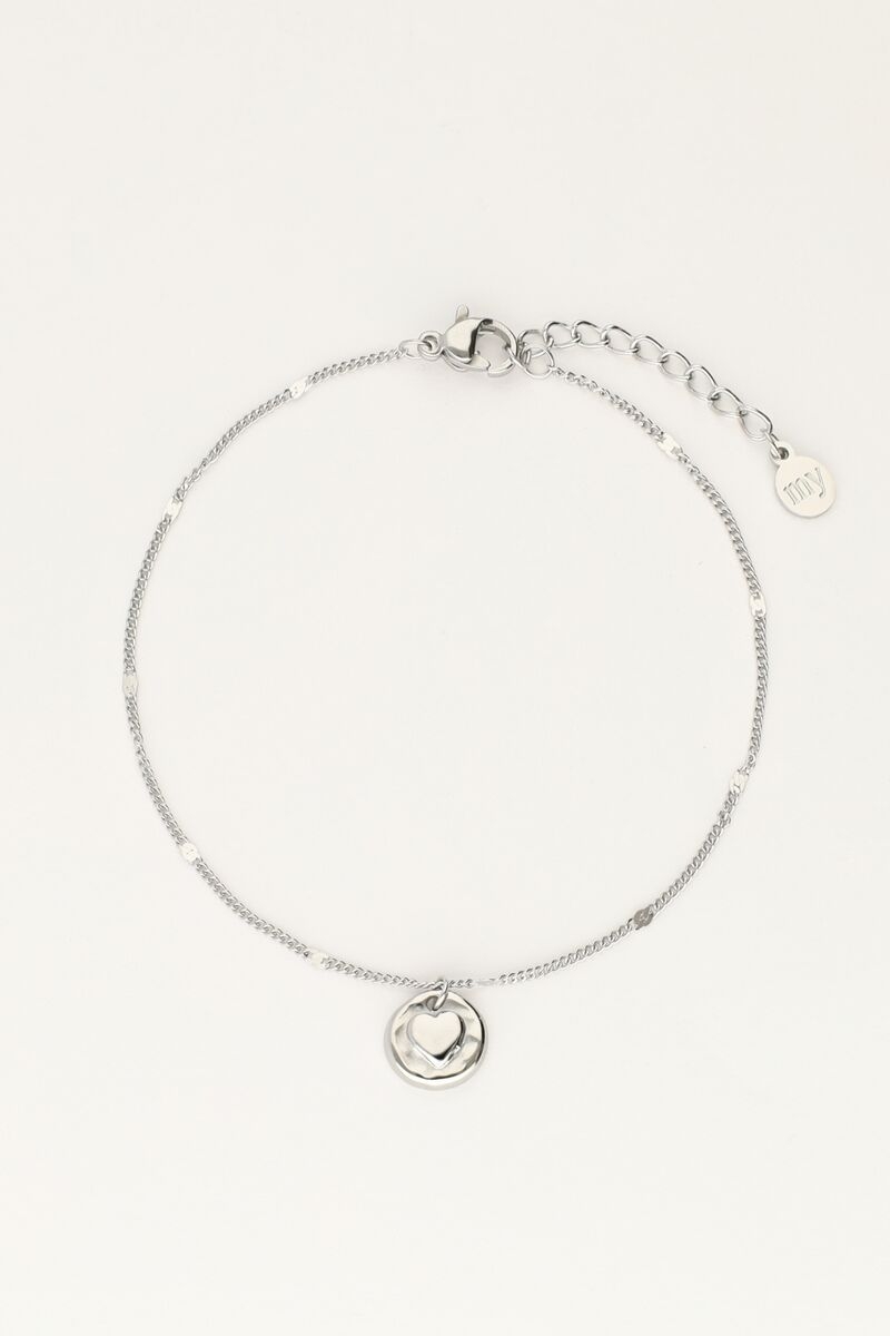 ARMBAND UNCONDITIONAL LOVE ZILVER