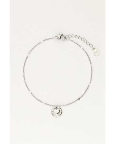 ARMBAND UNCONDITIONAL LOVE ZILVER