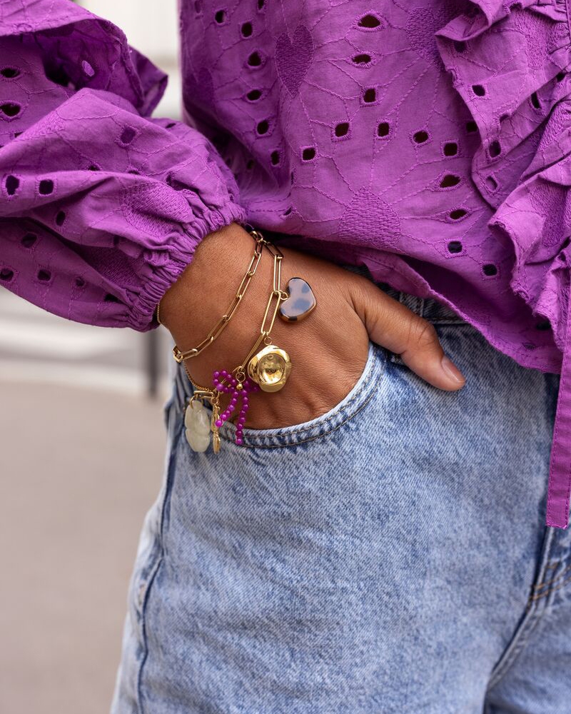 BEDELARMBAND MET SCHAKELS