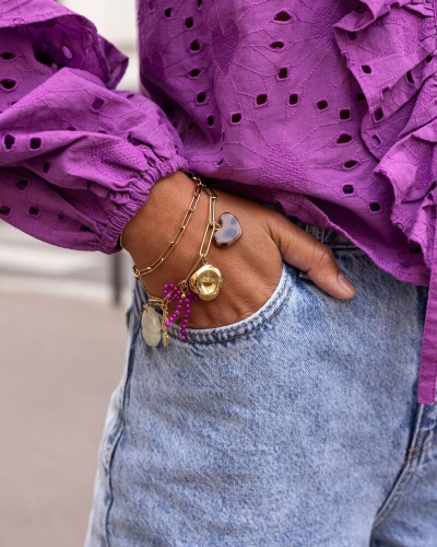 BEDELARMBAND MET SCHAKELS